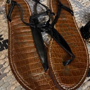 Sam Edelman black strappy sandals